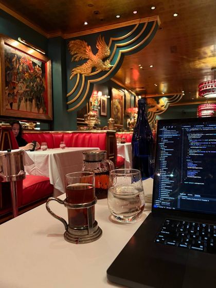 Scene from the Global Network community